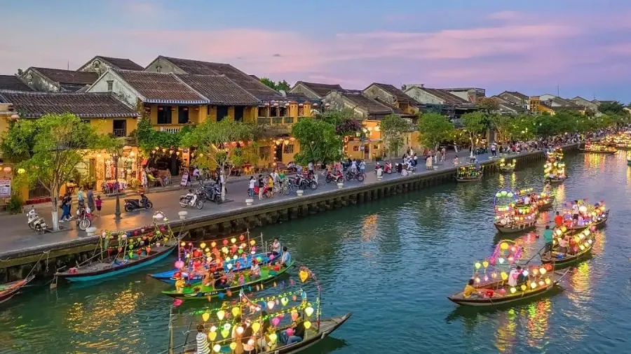Boat Ride Ticket And Release Lantern At Hoai River In Hoi An